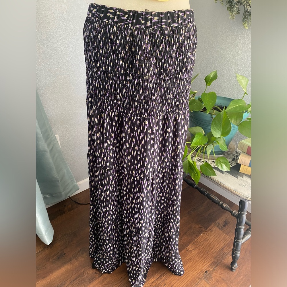 Code Mode Smocked Maxi Skirt - image 4